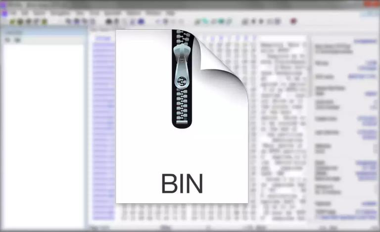 Открыть файл BIN
